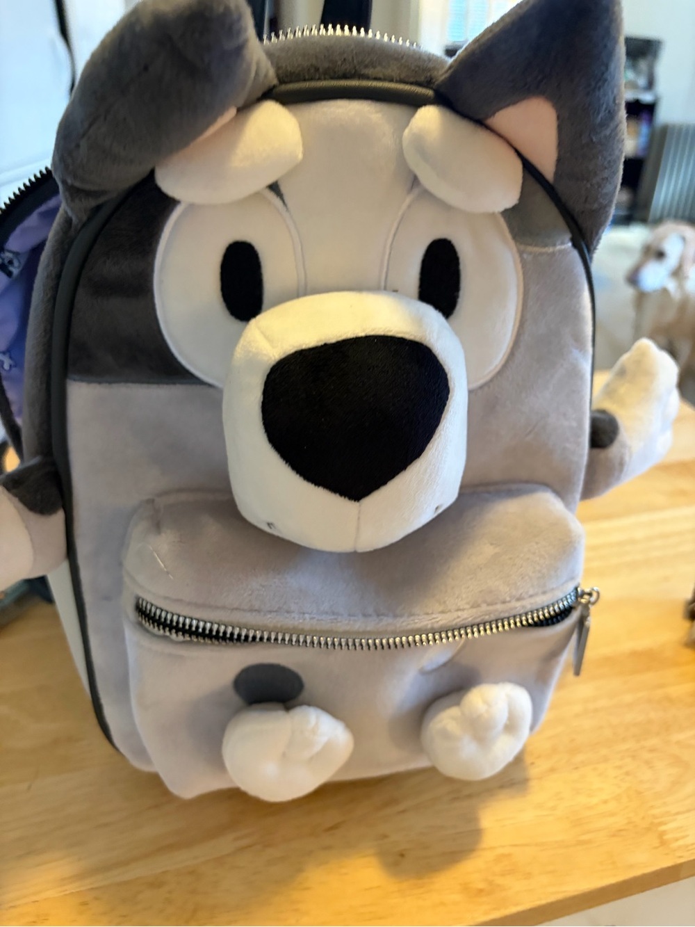 Loungefly Grey muffin Plush Mini Backpack
